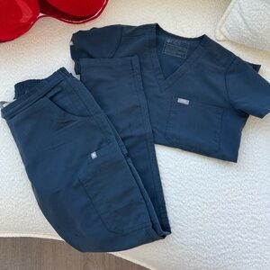 Dark Harbor Navy Blue Figs Scrubs